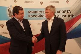 Рабочая встреча Павла Колобкова с губернатором Смоленской области Алексеем Островским
