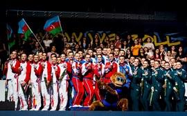 Сборная России по спортивной аэробике первенствовала на Чемпионате Европы в Баку