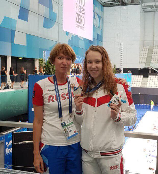 Анастасия Макарова завоевала серебро первенства мира по плаванию