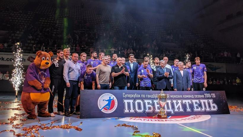 «Чеховские медведи» в шестой раз выиграли Суперкубок России по гандболу