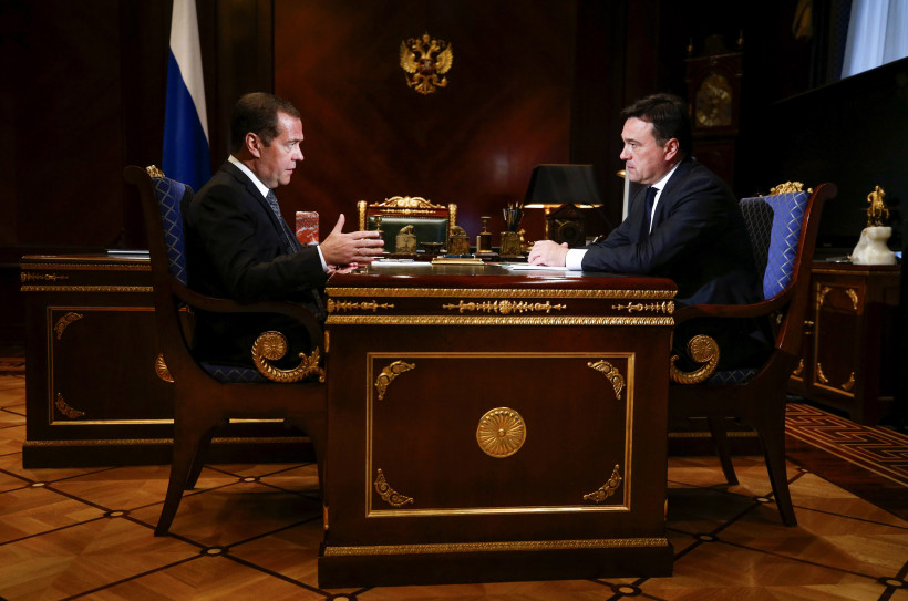 Дмитрий Медведев провел рабочую встречу с Андреем Воробьевым