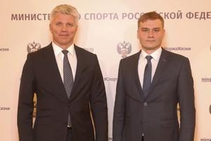 Павел Колобков провёл рабочую встречу с главой Республики Хакасия Валентином Коноваловым