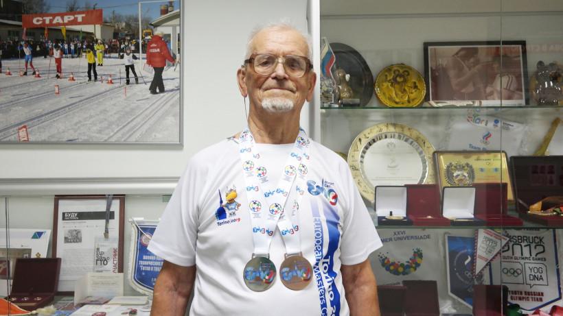 Виктор Глотов из Подмосковья завоевал две медали Европейских игр ветеранов