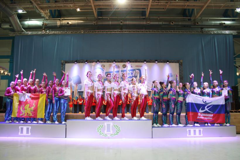 Подмосковные команды по фитнес-аэробике завоевали три медали всероссийских соревнований