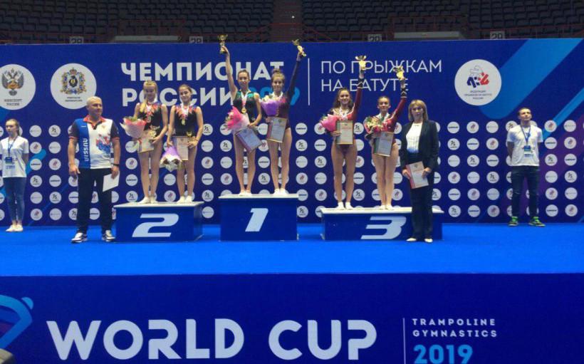 Подмосковные спортсмены завоевали серебро и бронзу на чемпионате России по прыжкам на батуте
