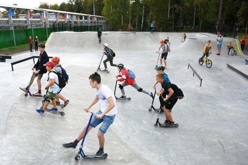 Скейтпарк площадью 800 квадратных метров открылся в Наро-Фоминске