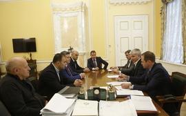 Павел Колобков провёл встречу с президентом Федерации велосипедного спорта России Вячеславом Екимовым