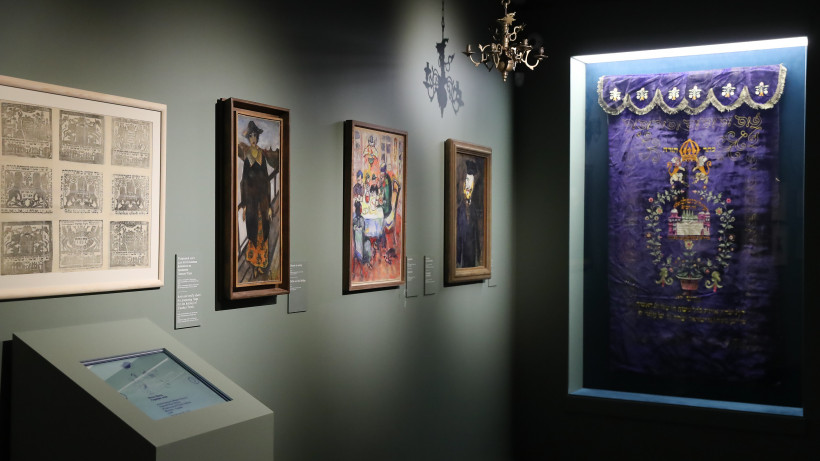Воробьев на выставке Шагала