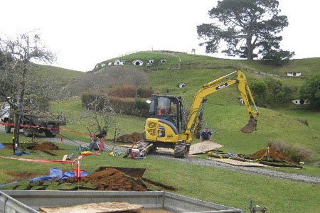 27 В Новой Зеландии приступили к строительству декораций для съемок фильма «Хоббит». Фото