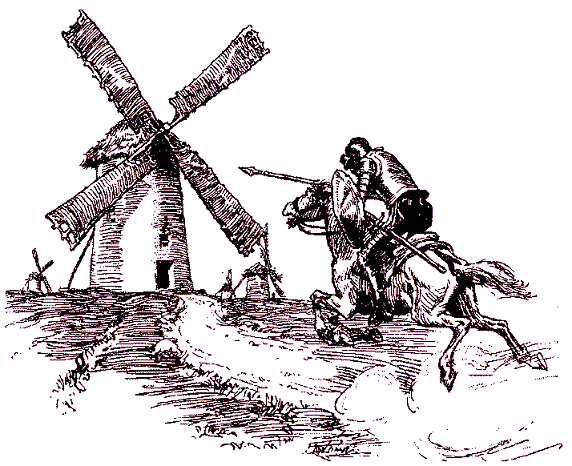 Don-Quixote-Windmill1 Warner Bros. снимет боевик про Дон Кихота