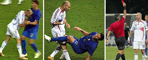 11 Зидан признался, что пожалел о драке с Матерацци в финале Чемпионата мира 2006