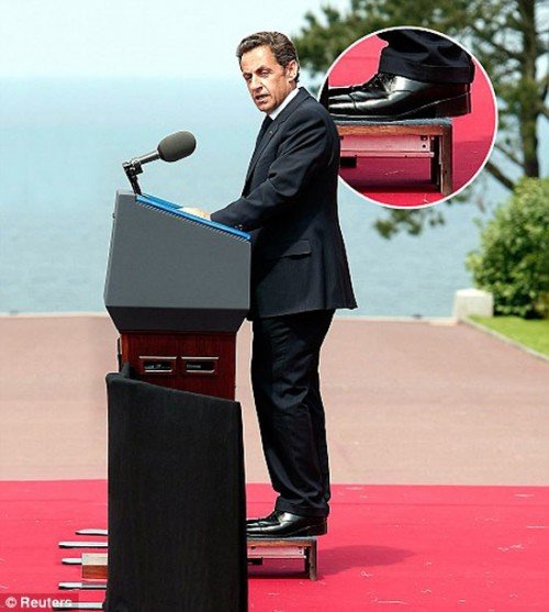 Николя Саркози не берет на работу телохранителей высокого роста