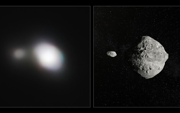 Получен снимок пролетевшего мимо Земли двойного астероида