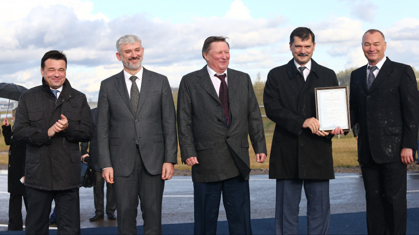 Андрей Воробьев принял участие в церемонии открытия третьей ВВП аэропорта Шереметьево