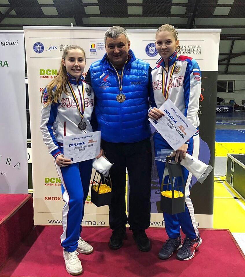 Анна Удовиченко стала бронзовым призёром на Кубке мира по фехтованию среди юниорок