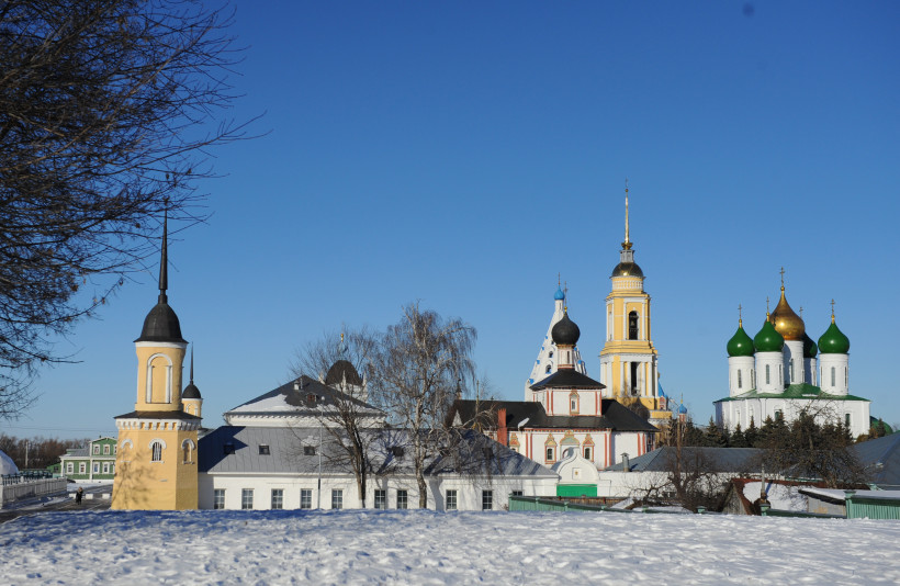 Вид на Коломенский кремль.