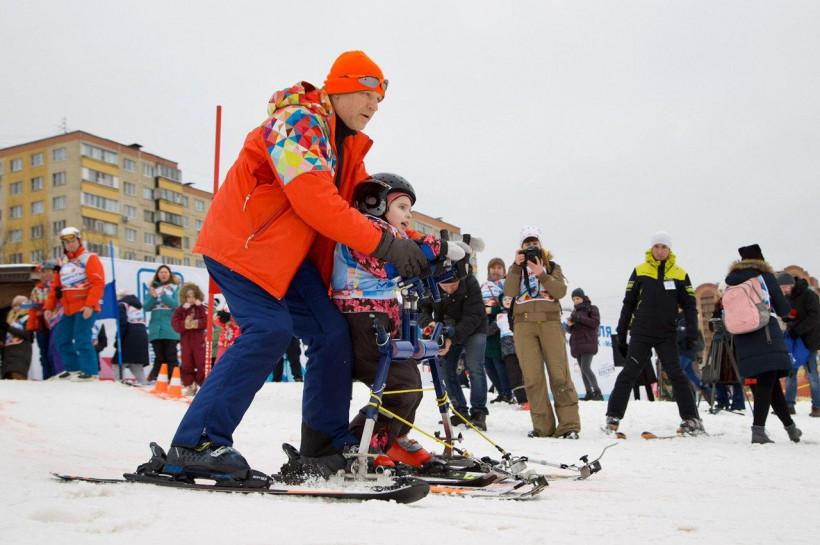 В Красногорске прошли старты для особенных детей «Лыжи Мечты»