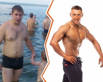 Толстый папа ради сына сбросил вес и стал качком Толстый папа ради сына сбросил вес и стал качком