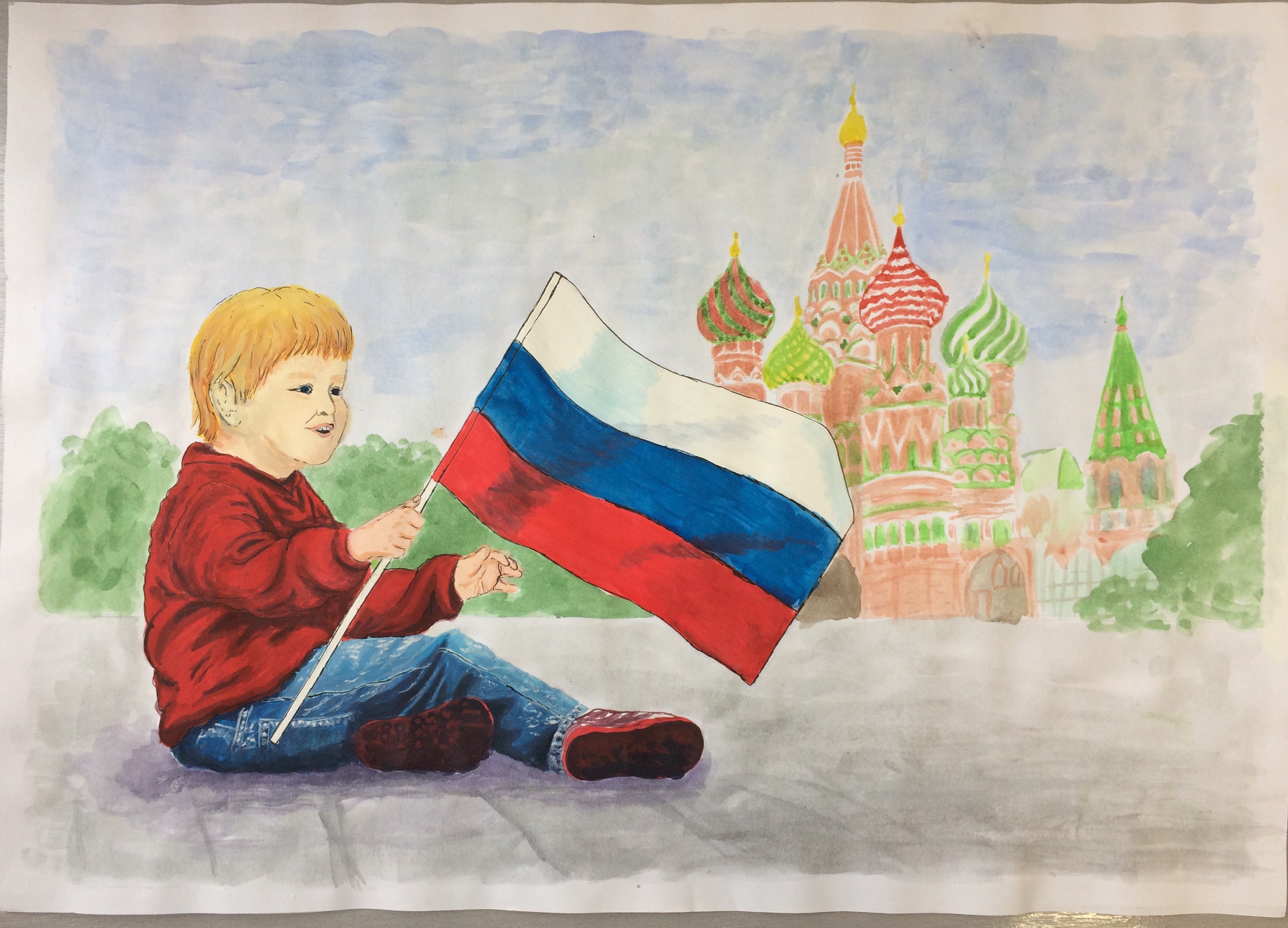Заботимся о россии рисунок