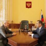Олег Матыцин провёл рабочую встречу с президентом Ассоциации мини-футбола России Эмилем Алиевым