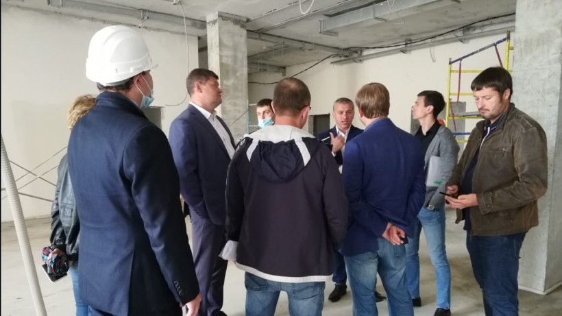 выездное совещание по строительству школы в Песках Коломенского городского округа