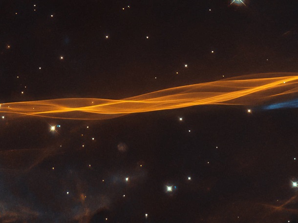 Hubble снял взрывную волну от сверхновой