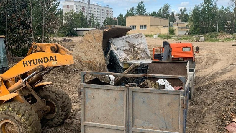 Незаконную свалку ликвидировали в Рузском городском округе