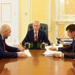 Олег Матыцин и президент Российского студенческого спортивного союза Сергей Сейранов обсудили развитие студенческого спорта
