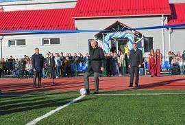 Олег Матыцин принял участие в открытии легкоатлетического манежа СибГУФКа в Омске