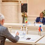 Олег Матыцин встретился с Чрезвычайным и Полномочным Послом Республики Сенегал в Российской Федерации Абду Саламом Диалло