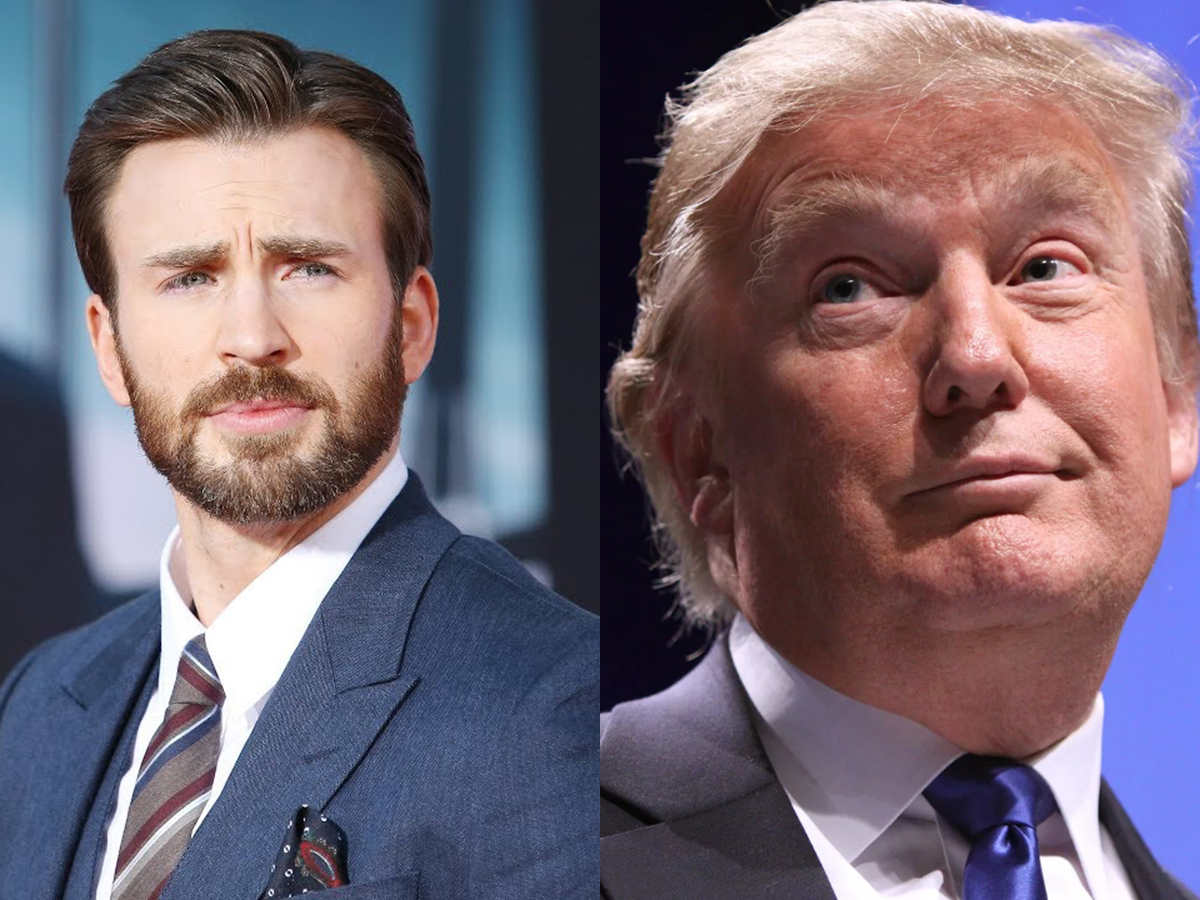 Крис Эванс Дональд Трамп