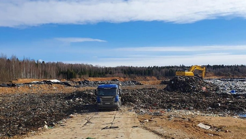 Второй этап рекультивации площадки накопления отходов начался в Рузском округе