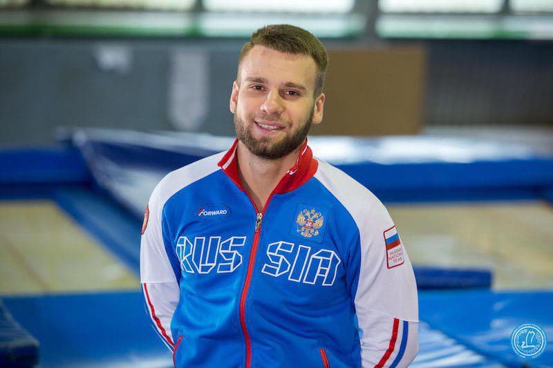 Андрей Юдин стал серебряным призёром чемпионата России по прыжкам на батуте