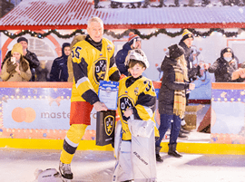 Олег Матыцин принял участие в гала-матче по хоккею для детей из детских домов в рамках проекта «Служу Отечеству!»