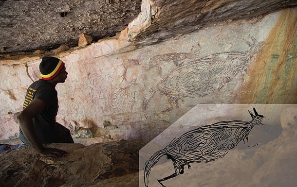 В Австралии обнаружили наскальный рисунок, которому 17,5 тысяч лет