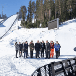 Олег Матыцин посетил соревнования финала Кубка мира по прыжкам на лыжах с трамплина среди женщин в Чайковском