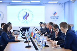 Руководство НОК Беларуси побывало с рабочим визитом в Москве
