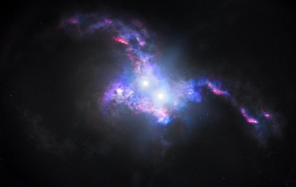 Hubble обнаружил в ранней Вселенной уникальные двойные квазары