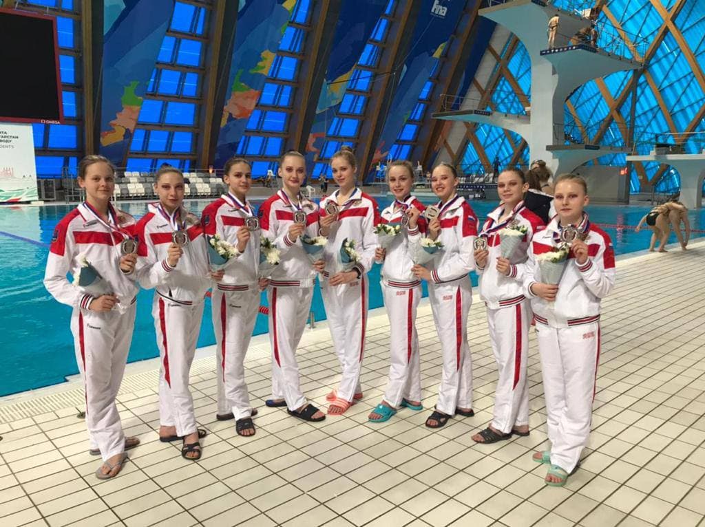 Подмосковные спортсмены завоевали 19 медалей на чемпионате России по синхронному плаванию