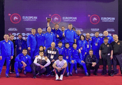 Сборная России по вольной борьбе – первая в общекомандном зачёте Чемпионата Европы