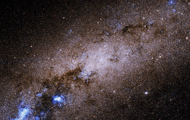 Hubble запечатлел снимок карликовой спиральной галактики