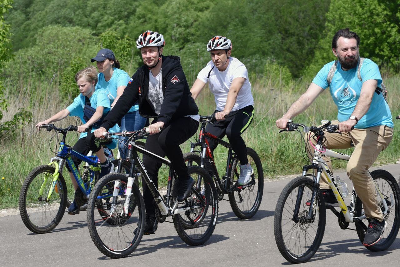 Роман Терюшков принял участие в велопробеге «За трезвый образ жизни!» в Жуковском