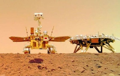 Появились видео китайского марсохода на Марсе