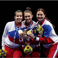 Игры XXXII Олимпиады в Токио: Российские саблистки защитили титул олимпийских чемпионок