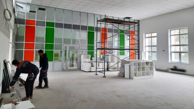 Новый корпус школы №13 в Подольске готов на 80%