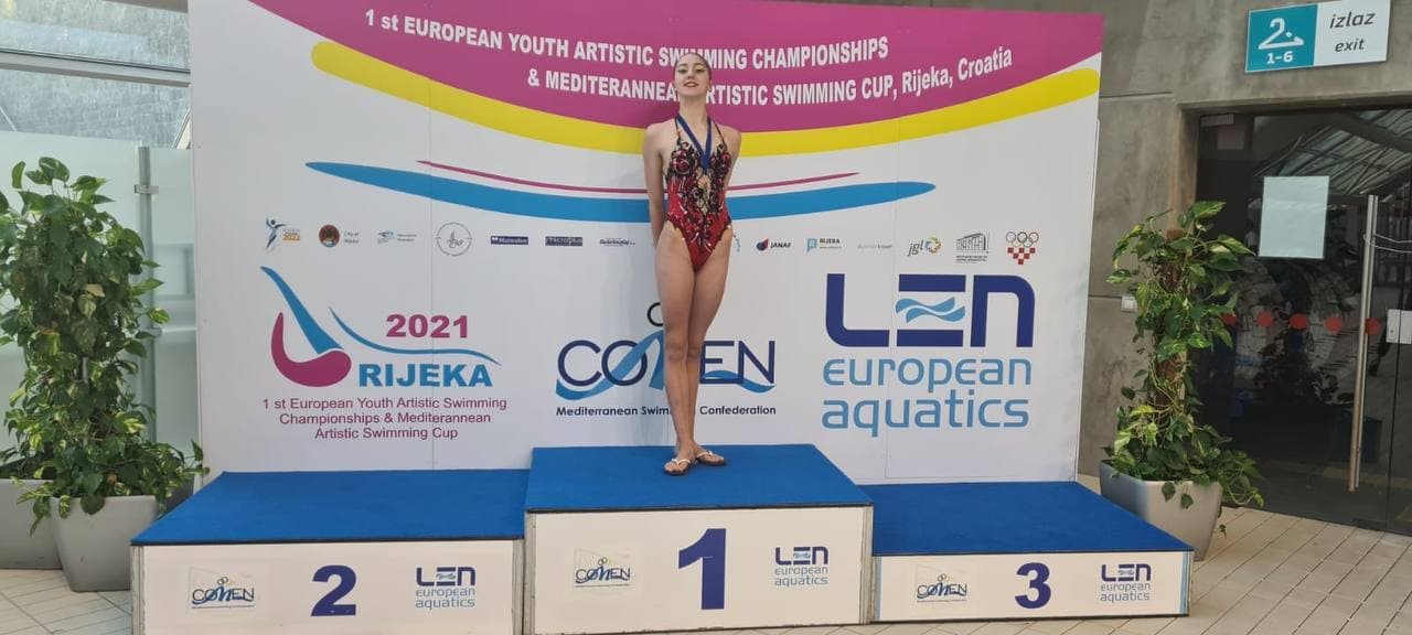 Подмосковная спортсменка завоевала 3 золотые медали на первенстве Европы по синхронному плаванию