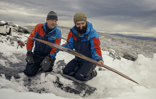 На горе в Норвегии нашли лыжи, которым 1300 лет
