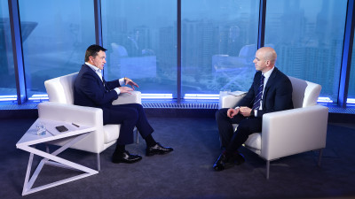 Андрей Воробьев дал интервью ведущему телеканала «Россия 24» Стасу Натанзону