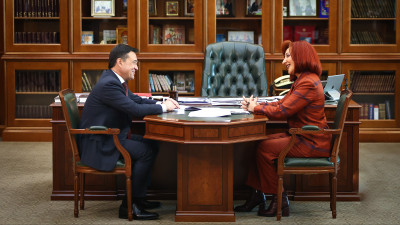 Андрей Воробьев провел рабочую встречу с главой городского округа Истра
