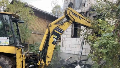 Недостроенное здание снесли в городском округе Щелково